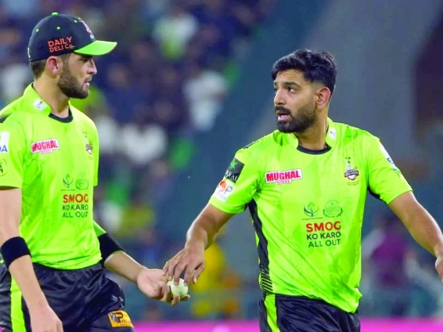 shaheen shah afridi and haris rauf bowled stifling spells early on photo pcb shaheen shah afridi and haris rauf bowled stifling spells early on photo pcb