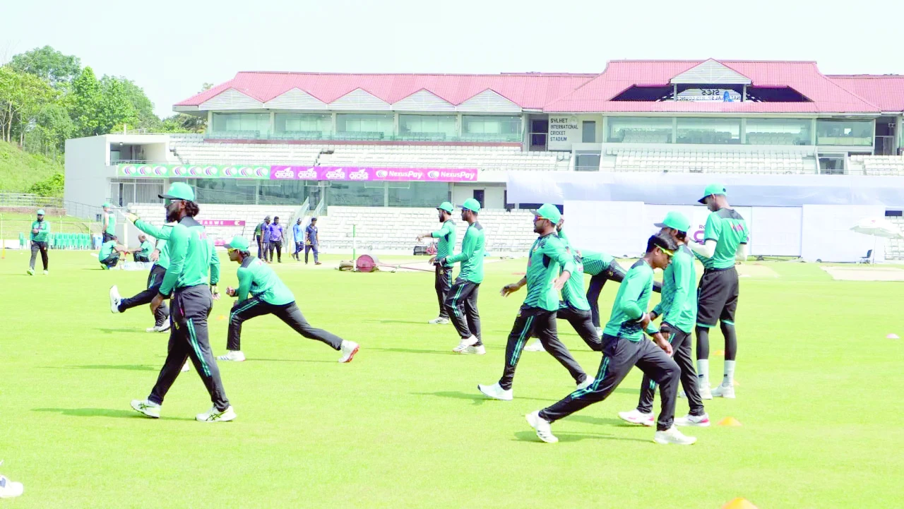 bangladesh players are taking part in the practice session photo afp file bangladesh players are taking part in the practice session photo afp file