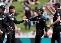 mitchell santner celebrates a wicket photo afp