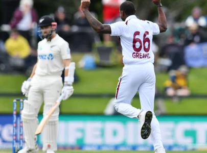 new zealand 231 9 as old school west indies exploit pace friendly wicket