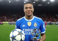 red hot real madrid striker kylian mbappe celebrating victory photo reuters file