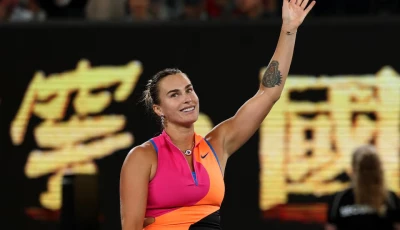 aryna sabalenka celebrates after winning her semi final match against ukraine s elina svitolina photo reuters
