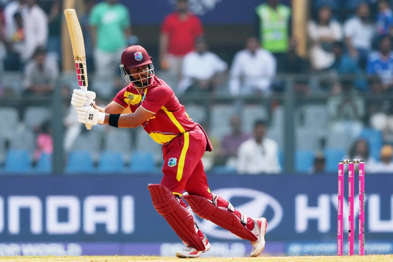 shai hope flick one towards leg side against nepal photo afp