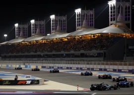 the bahrain international circuit is situated in sakhir but bahrain will not hold a 2026 formula one grand prix due to the conflict in the middle east photo reuters