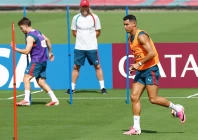 portugal s cristiano ronaldo during training photo reuters