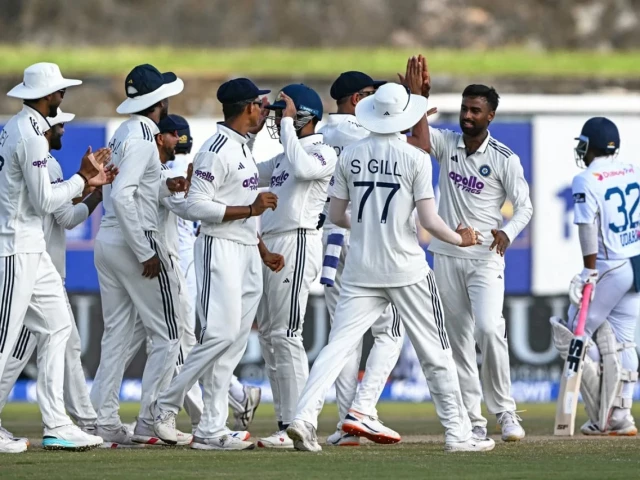 manav suthar struck early to rattle sri lanka s chase photo afp manav suthar struck early to rattle sri lanka s chase photo afp