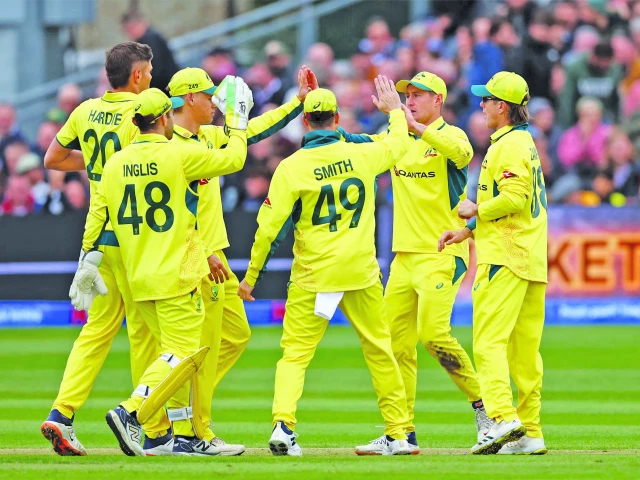 australia celebrate after taking a catch to dismiss england s phil salt photo reuters file australia celebrate after taking a catch to dismiss england s phil salt photo reuters file