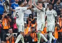 real madrid edged out city rivals atletico madrid in jeddah to set up a spanish super cup final against barcelona on sunday photo afp