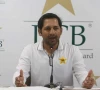 pakistan red ball head coach sarfaraz ahmed was addressing a press conference in lahore photo pcb file pakistan red ball head coach sarfaraz ahmed was addressing a press conference in lahore photo pcb file