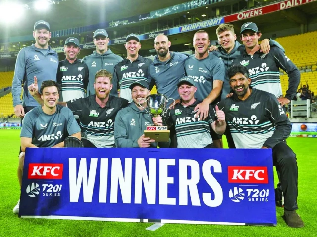 new zealand sealed the series 4 1 against pakistan photo blackcaps new zealand sealed the series 4 1 against pakistan photo blackcaps