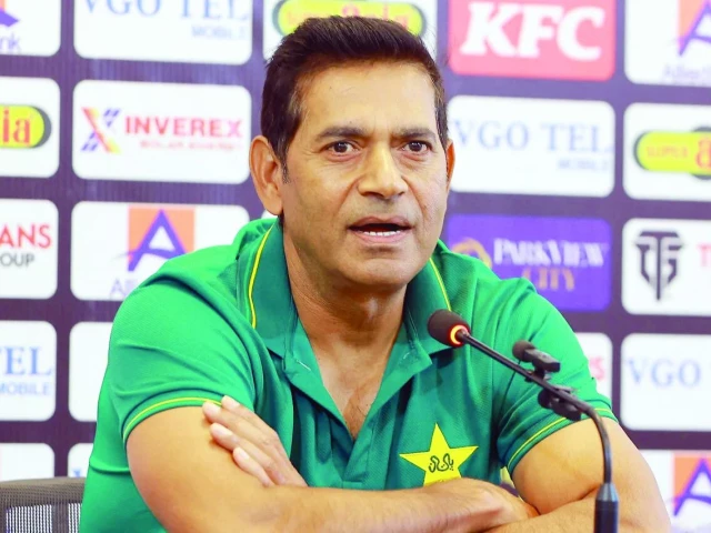 pakistan chief selector and interim head coach aaqib javed addresses a presser in multan photo afp file pakistan chief selector and interim head coach aaqib javed addresses a presser in multan photo afp file