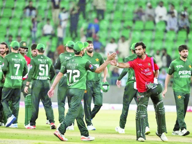 pakistan and bangladesh will lock horns in dhaka photo afp file pakistan and bangladesh will lock horns in dhaka photo afp file