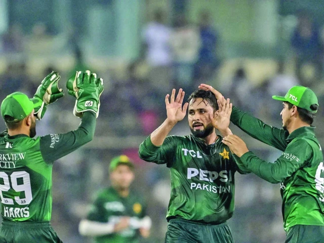 the pakistan team was in action during a three match t20i series against bangladesh photo afp