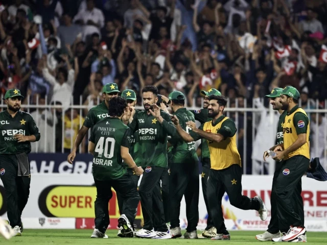 stunning performance mohammad nawaz took his maiden t20i five for pakistan photo afp stunning performance mohammad nawaz took his maiden t20i five for pakistan photo afp