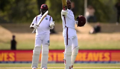 what an innings justin greaves celebrates his double century against new zealand photo afp