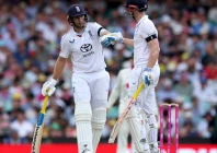 joe root left and harry brook put on an unbroken 150 stand for england in sydney photo afp joe root left and harry brook put on an unbroken 150 stand for england in sydney photo afp