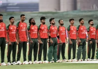 the bangladesh cricket team was lining up for their national anthem photo afp file