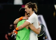 spain s carlos alcaraz hugs germany s alexander zverev after winning his semi final match photo reuters spain s carlos alcaraz hugs germany s alexander zverev after winning his semi final match photo reuters