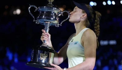 kazakhstan s elena rybakina celebrates winning her women s singles final against belarus aryna sabalenka reuters kazakhstan s elena rybakina celebrates winning her women s singles final against belarus aryna sabalenka reuters