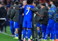 real madrid s brazilian forward vinicius junior talks with benfica s coach jose mourinho in the aftermath of the alleged first leg racial abuse photo afp file