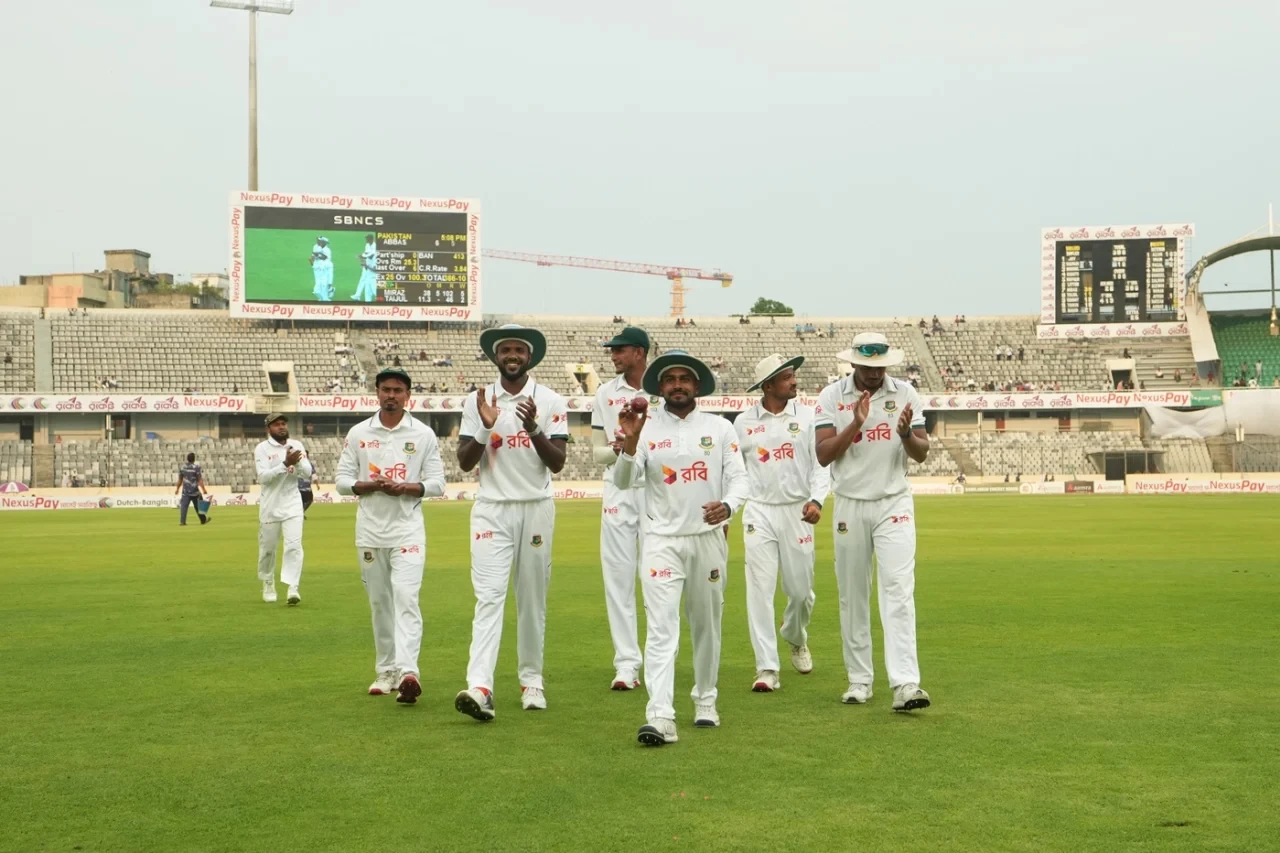 mehidy s five for gives bangladesh slim lead