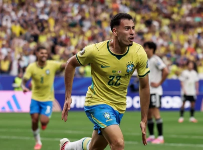 martinelli sends brazil into world cup last 16