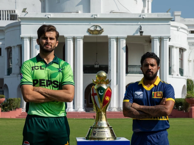 pakistan s captain shaheen afridi l and sri lanka s skipper kusal mendis pose with the odi tri series trophy at the governor house lahore on friday photo pcb pakistan s captain shaheen afridi l and sri lanka s skipper kusal mendis pose with the odi tri series trophy at the governor house lahore on friday photo pcb