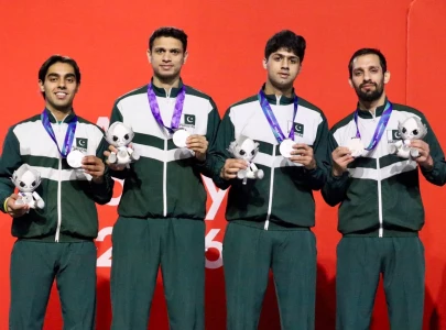 pakistan claim silver in squash team event pakistan claim silver in squash team event