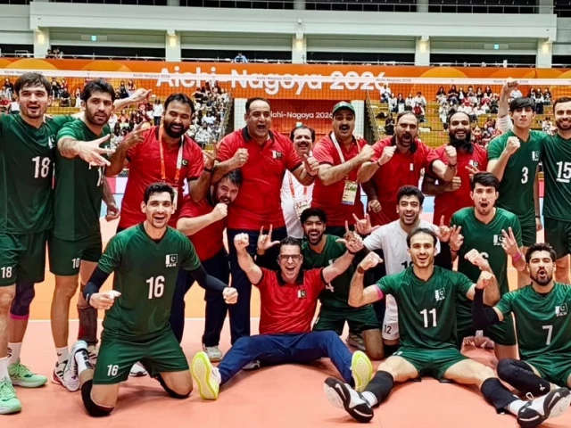 Pakistan whip China to claim volleyball bronze