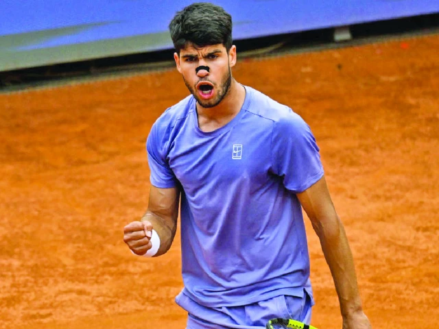 carlos alcaraz sweeps past jack draper 6 4 6 4 in the quarterfinals photo afp carlos alcaraz sweeps past jack draper 6 4 6 4 in the quarterfinals photo afp