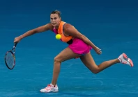 aryna sabalenka in action against elina svitolina of ukraine in the semifinals of the women s singles at the australian open at rod laver arena in melbourne park photo reuters
