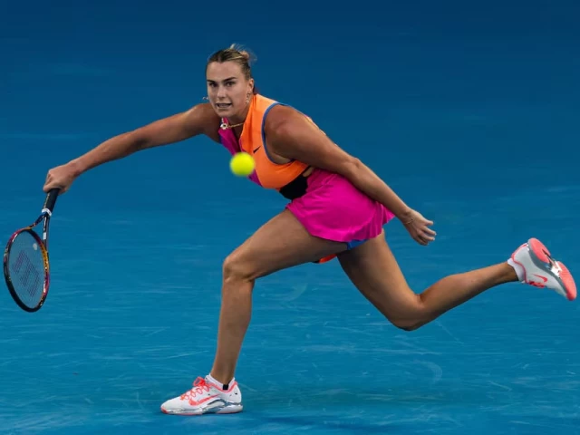 aryna sabalenka in action against elina svitolina of ukraine in the semifinals of the women s singles at the australian open at rod laver arena in melbourne park photo reuters aryna sabalenka in action against elina svitolina of ukraine in the semifinals of the women s singles at the australian open at rod laver arena in melbourne park photo reuters