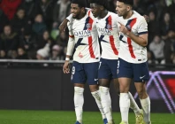 back on top youngsters ibrahim mbaye l and quentin ndjantou r were picked either side of goncalo ramos c in psg s attack jean christophe photo afp back on top youngsters ibrahim mbaye l and quentin ndjantou r were picked either side of goncalo ramos c in psg s attack jean christophe photo afp