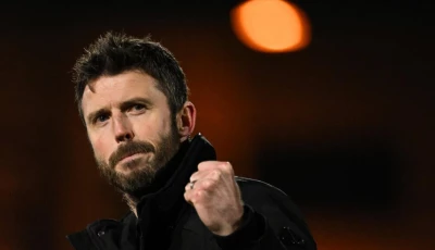 michael carrick takes charge of manchester united against manchester city photo afp file