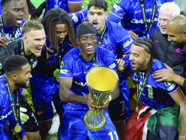 chelsea beat real betis to win the uefa conference league photo afp chelsea beat real betis to win the uefa conference league photo afp