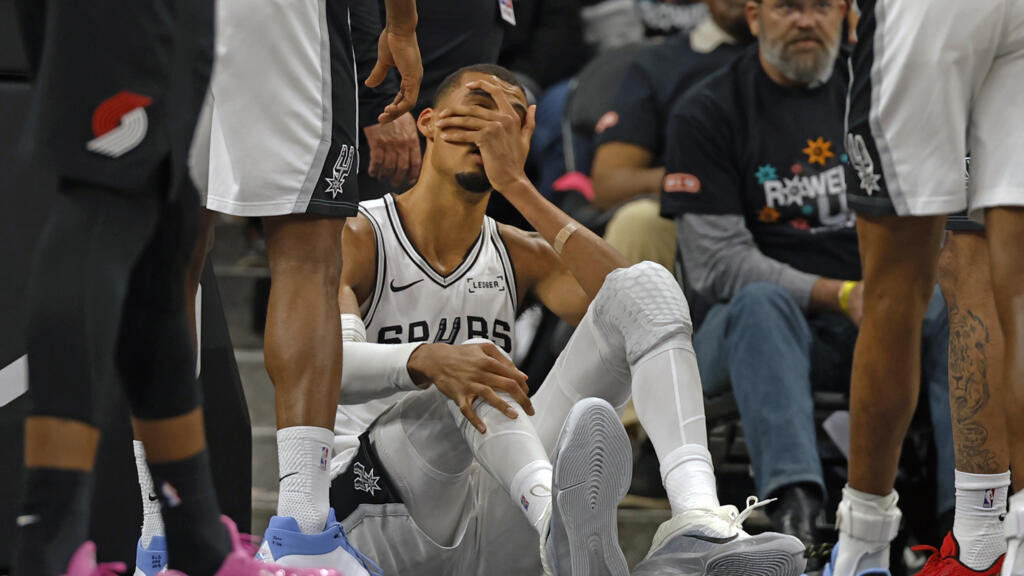 Trail Blazers rally past Spurs after Wembanyama exits injured