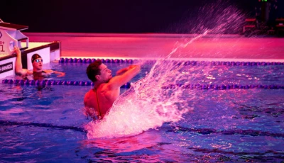 greek swimmer kristian gkolomeev beat the men s 50m freestyle world record during the enhanced games photo afp