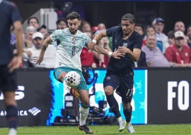 portugal playmaker bruno fernandes had two assists against the united states photo afp