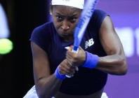 coco gauff fell at the first hurdle for a second straight year in qatar photo afp
