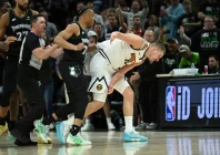 nikola jokic enraged the home crowd by sparking a brawl with jaylen clark photo afp