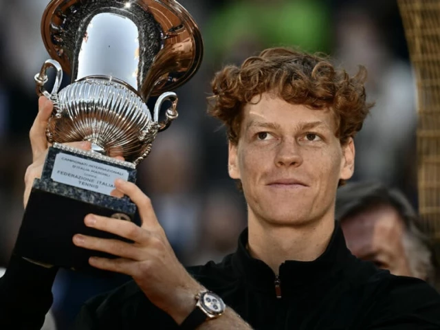 jannik sinner won the italian open on sunday photo afp jannik sinner won the italian open on sunday photo afp