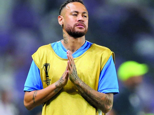 neymar made just seven appearances for saudi club al hilal photo afp file