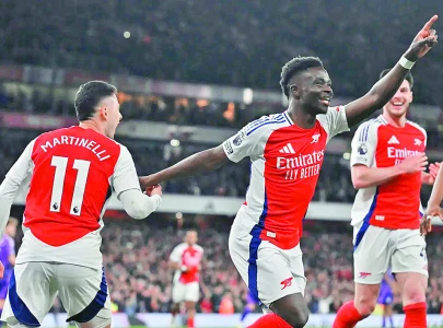 saka scores on arsenal return
