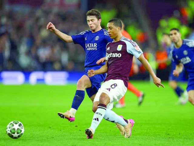 aston villa s youri tielemans in action with paris st germain s joao neves photo reuters aston villa s youri tielemans in action with paris st germain s joao neves photo reuters