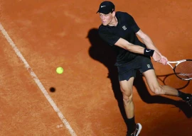 jannik sinner eases past jesper de jong to reach the italian open last 16 photo afp