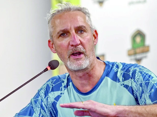 jason gillespie resigned as the national team s test coach just days before the south africa test series last year photo afp file jason gillespie resigned as the national team s test coach just days before the south africa test series last year photo afp file