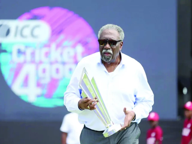 former west indies captain clive lloyd joined greats such as brian lara and viv richards to address the icc s revenue distribution model photo afp file