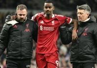 liverpool striker alexander isak was taken off the field following an injury photo afp