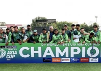 pakistan team celebrate their victory in the u19 asia cup final photo acc
