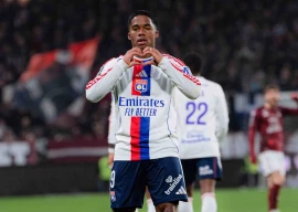 endrick joined lyon in january on loan from real madrid in an attempt to force his way into carlo ancelotti s brazil squad for the world cup photo afp